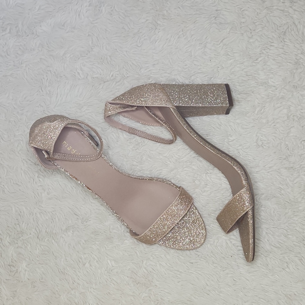 🎉 Women's Madden Girl Sparkly Heels Sz 10